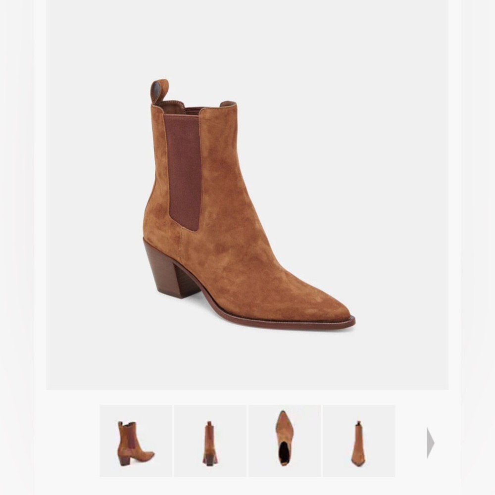 Brown suede H2O Shadie Dolce Vita bootie